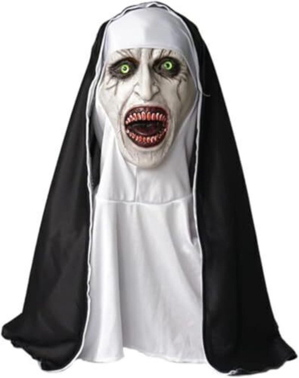3088 Scary Nun Mask Halloween Masks Latex Realistic Face Mask for Nun